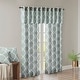 preview thumbnail 59 of 80, Madison Park Westmont Fretwork Print Grommet Top Window Curtain Panel