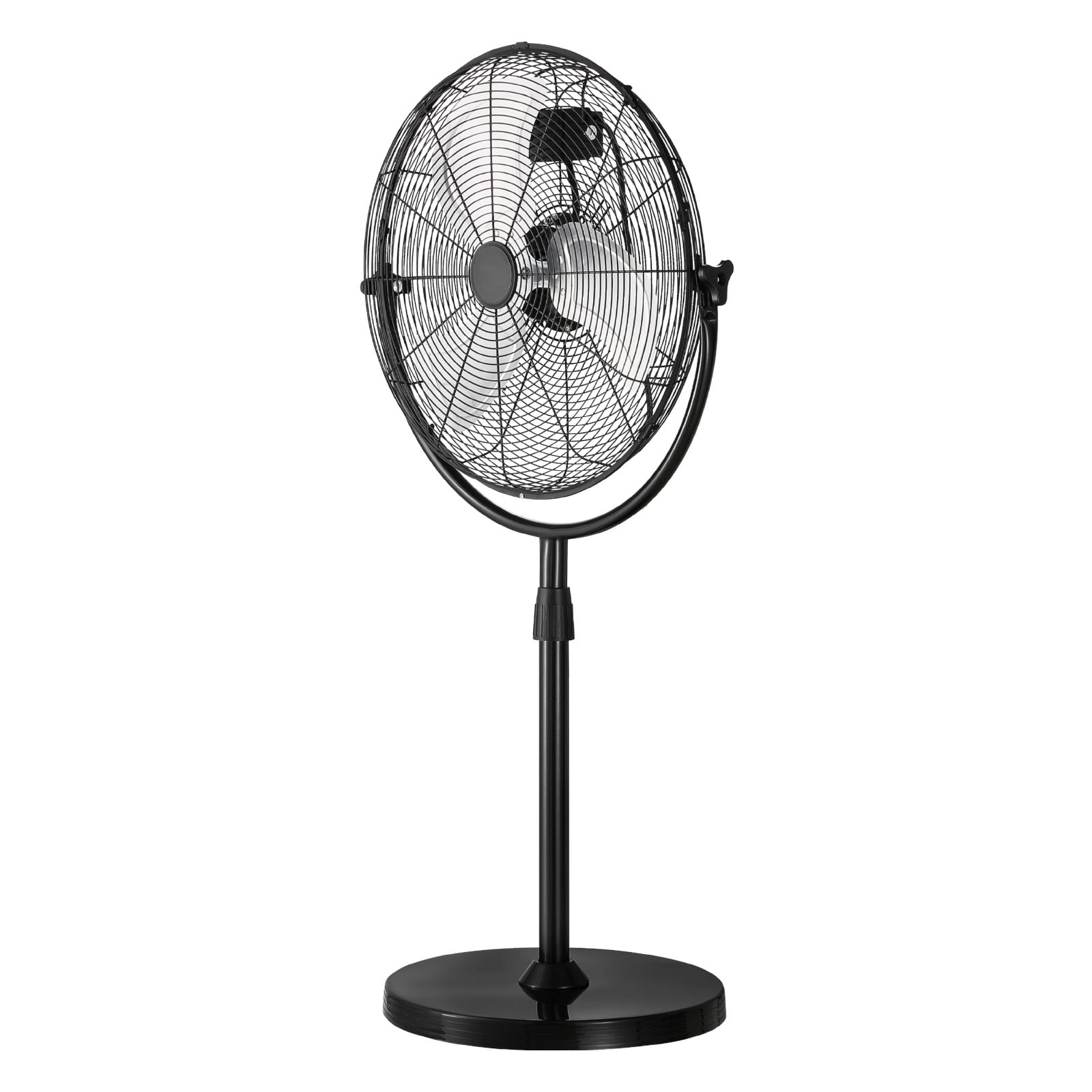 UIMOSO Industrial Pedestal Fan, 18 Inch Standing Fan with 45.3 to 57.9 Inches Adjustable Height, Floor Fans - 18 Inch