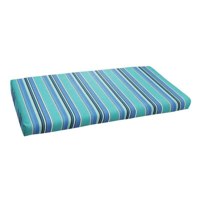 Sorra Home Sunbrella Outdoor Bench Cushion - 48 in W x 19 in D x 3 in H - Dolce Oasis