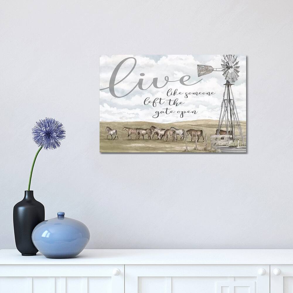 iCanvas "Live Like Someone" by Cindy Jacobs Canvas Print