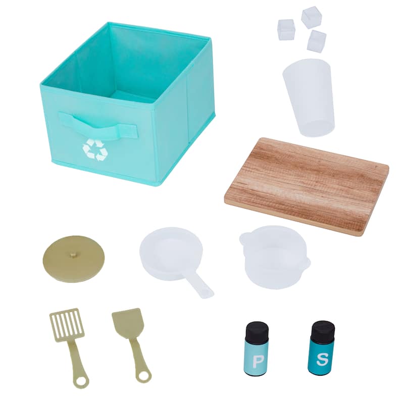 Teamson Kids Little Chef Biscay Delight Kids Wooden Play Kitchen