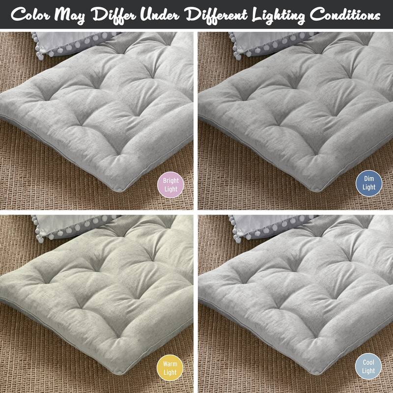 Intelligent Designs Arwen Poly Chenille Lounge Floor Pillow
