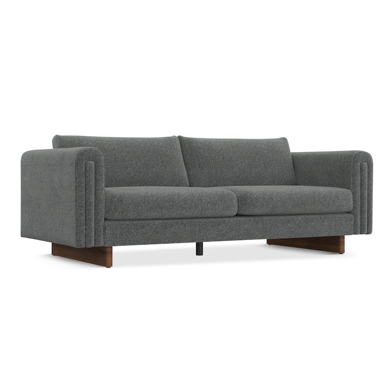 WYNDENHALL Drayton 84" Wide Contemporary Sofa in Tightly Woven Performance Fabric - 84" W x 38" D x 30" H,