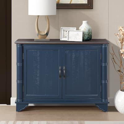 40" Console Table with Storage Shelf