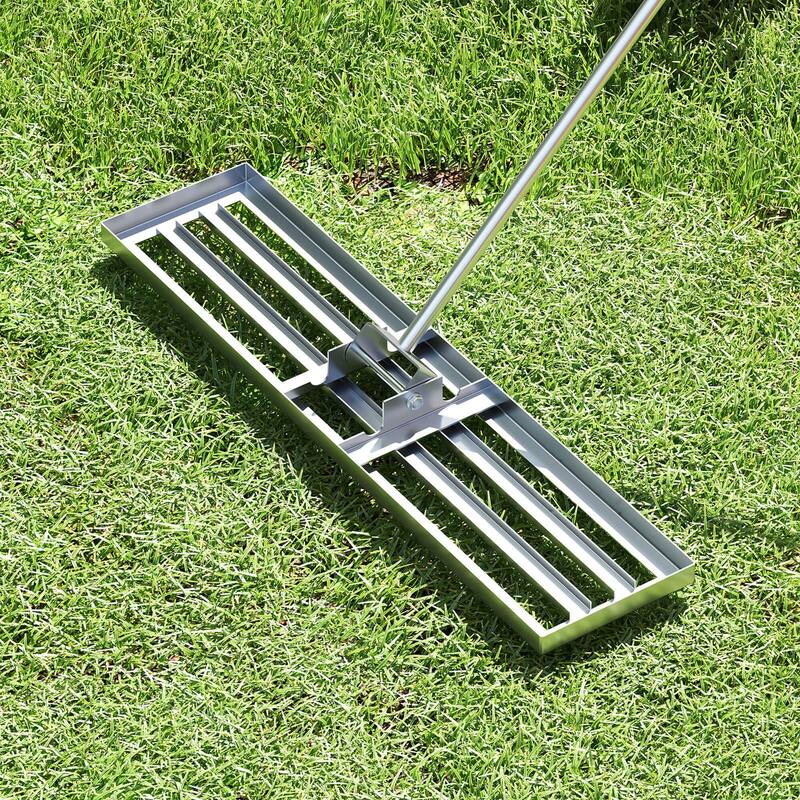 Costway Lawn Leveling Rake 42" x 10" Heavy Duty Level Lawn Tool for - See Details
