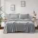 preview thumbnail 12 of 94, Soloft Plush Sheet Set by Madison Park Full - Grey