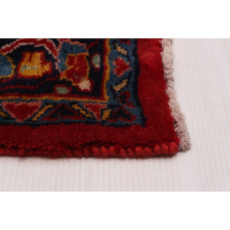 ECARPETGALLERY Hand-knotted Anatolian Vintage Red Wool Rug - 3'3 x 10'0