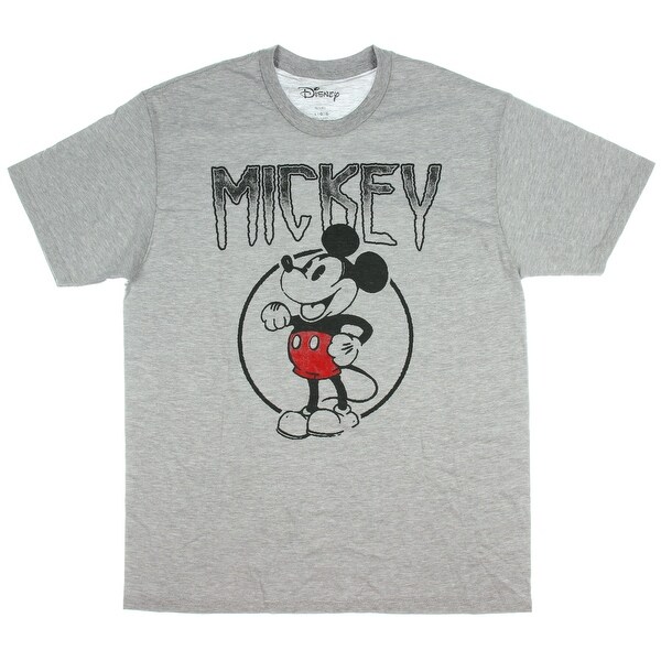 Shop Disney Mickey Mouse T Shirt Vintage Logo Cartoon Adult Men S