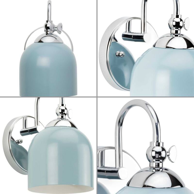 Progress Lighting P300381 Dalton 9" Tall Bathroom Sconce with Metal