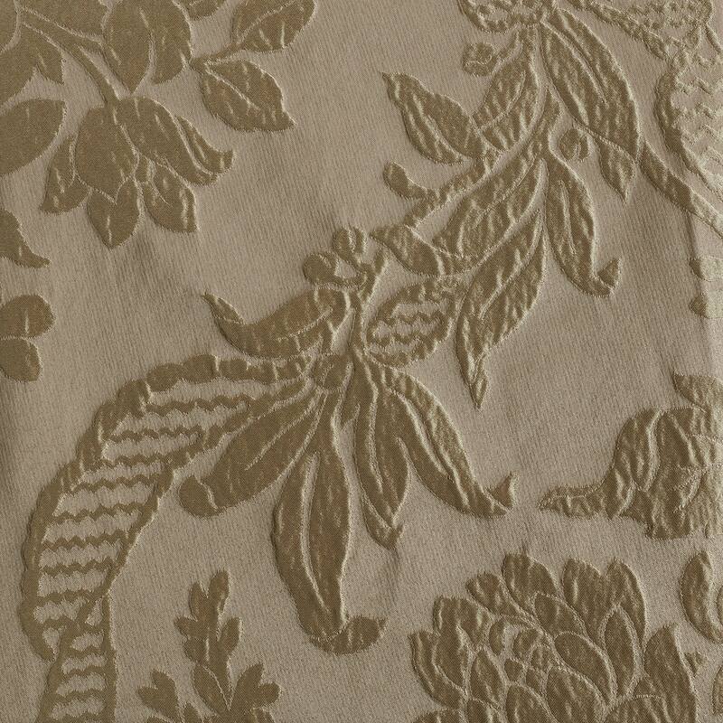 Exclusive Fabrics Magdelena Faux Silk Jacquard Curtain (1 Panel)