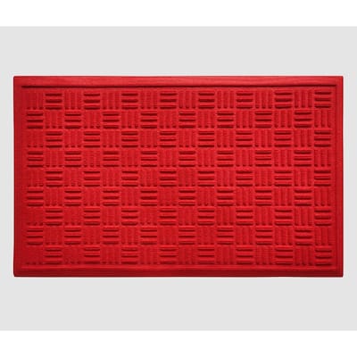 A1HC New All Weather Superior Dirt and Moisture Absorbing Polypropylene Door Mat with Non-Slip Backing for Inside Outside Use