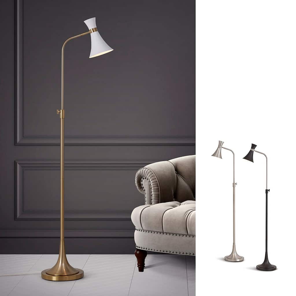 HOMEGLAM Bonnie One Light Adjustable 70"H Metal Floor Lamp