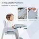 preview thumbnail 3 of 5, 4-in-1 Convertible Baby High Chair w/ Removable Double Tray& Footrest