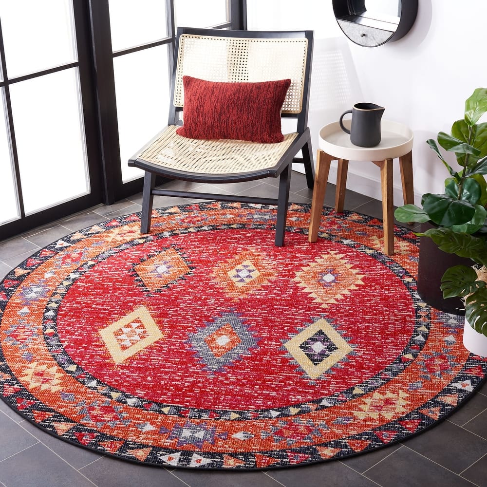 SAFAVIEH Montage Tiia Indoor/ Outdoor Waterproof Patio Backyard Rug