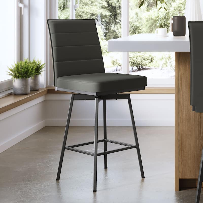 Amisco Donato Swivel Counter and Bar Stool