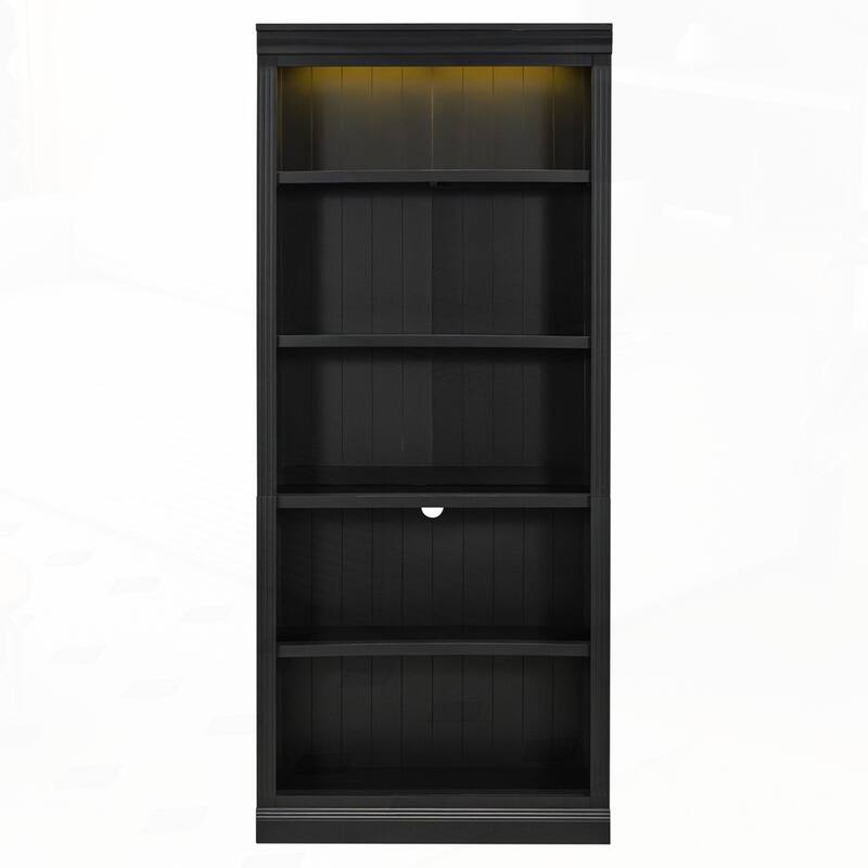 5-Tier Decor Bookshelves with Adjustable Shelves
