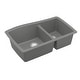 preview thumbnail 8 of 50, Karran Undermount Quartz 60/40 Double Bowl Kitchen Sink