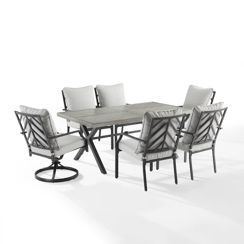 Crosley Otto 7Pc Outdoor Metal Dining Set
