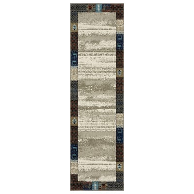 HomeRootsPatchwork Bohemian Runner Area Rug