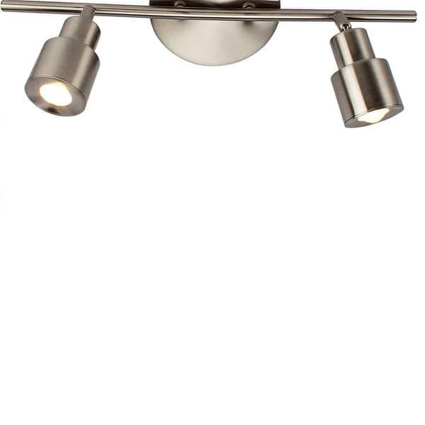 Volume Lighting V2533-33 Philippi 2 Light Brushed Nickel Flush Mount Ceiling Fixture Volume Lighting V2533-33 Philippi 2 Light Brushed Nickel Flush Mount Ceiling Fixture
