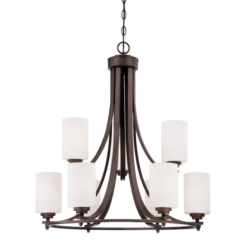 Millennium Lighting Bristo 9 Light 2 Tier Chandelier