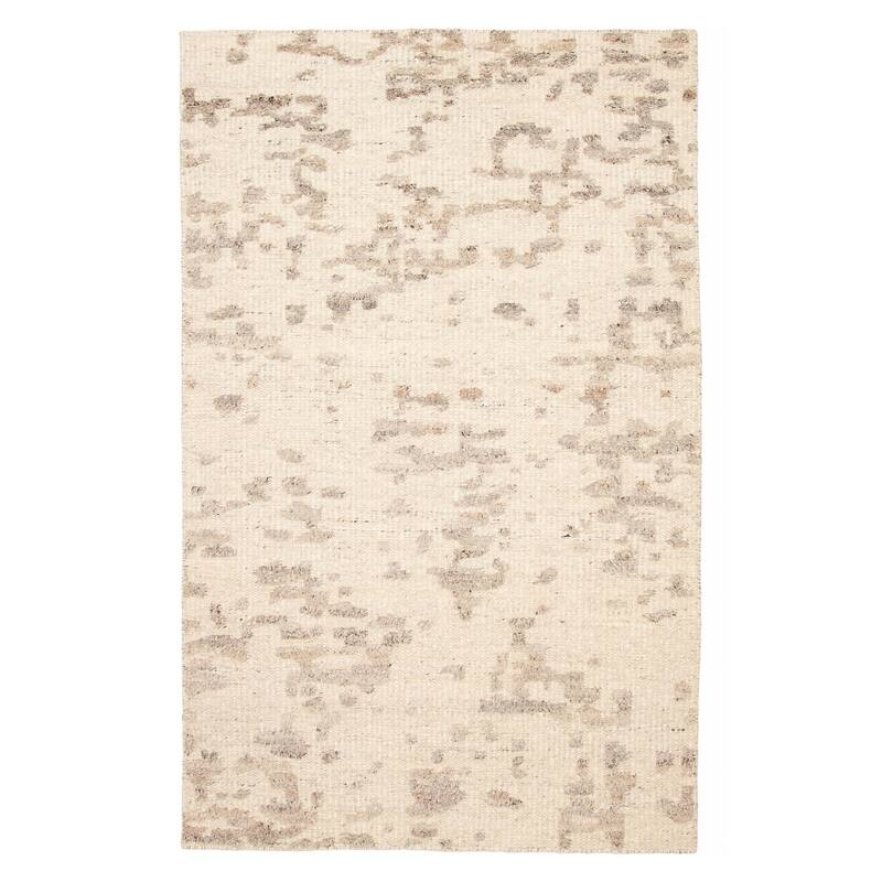 ECARPETGALLERY Hand-knotted Tangier Cream Wool Rug - 5'0 x 8'1 - Cream - 5'0 x 8'1