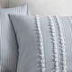 preview thumbnail 6 of 39, Harbor House Anslee Taupe 3 Piece 100% Cotton Yarn Dyed Duvet Cover Set with Overlap Closure Shams