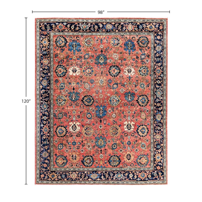 Serapi One-of-a-Kind Hand-Knotted Area Rug - Pink - 8' 2" x 10' 0"