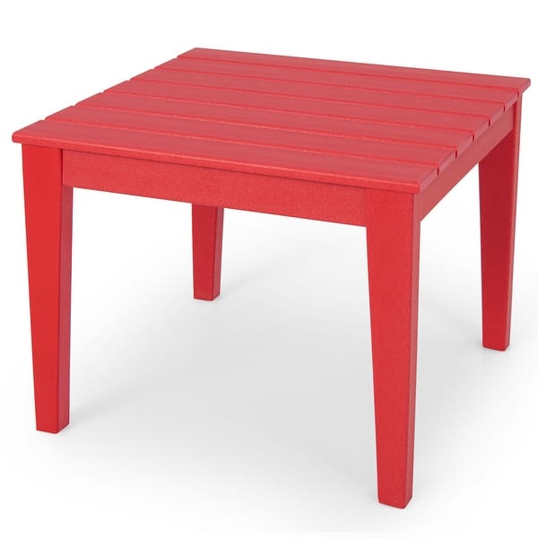 slide 2 of 36, Gymax Kids Square Table Indoor Outdoor Heavy-Duty All-Weather Activity Red