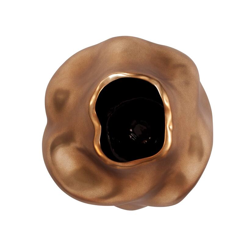 Allan Andrews Matte Bronze Abstract Ceramic Vase