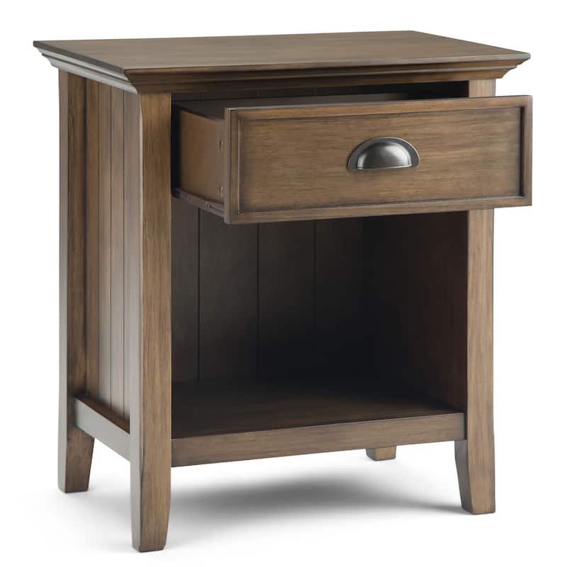 WYNDENHALL Normandy SOLID WOOD 24 inch Wide Bedside Nightstand Table