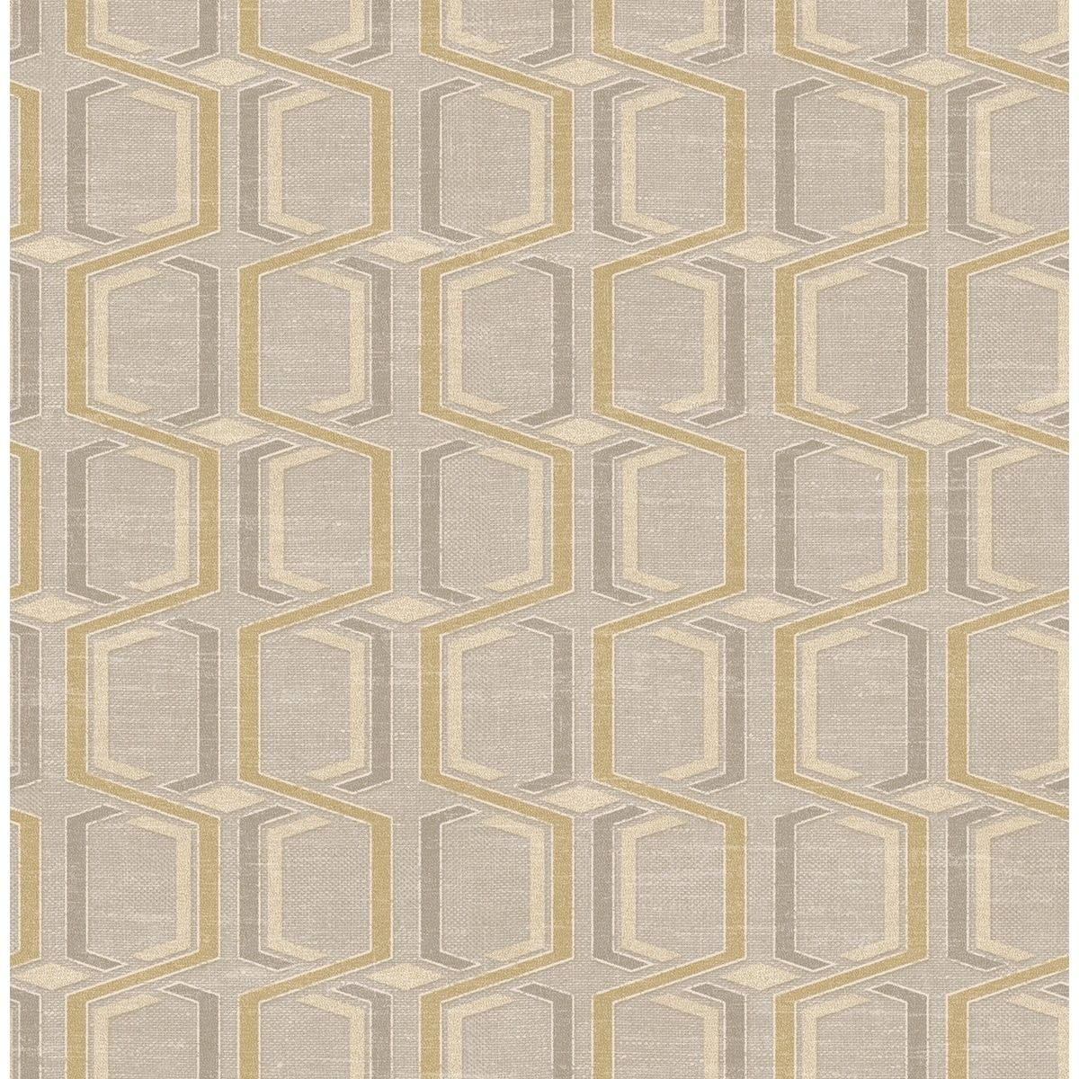 Seabrook Designs Wynnewood Geo Unpasted Wallpaper