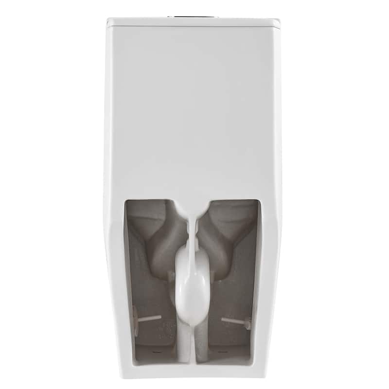 Fine Fixtures Dual-Flush Elongated One-Piece Toilet with High Efficiency Flush