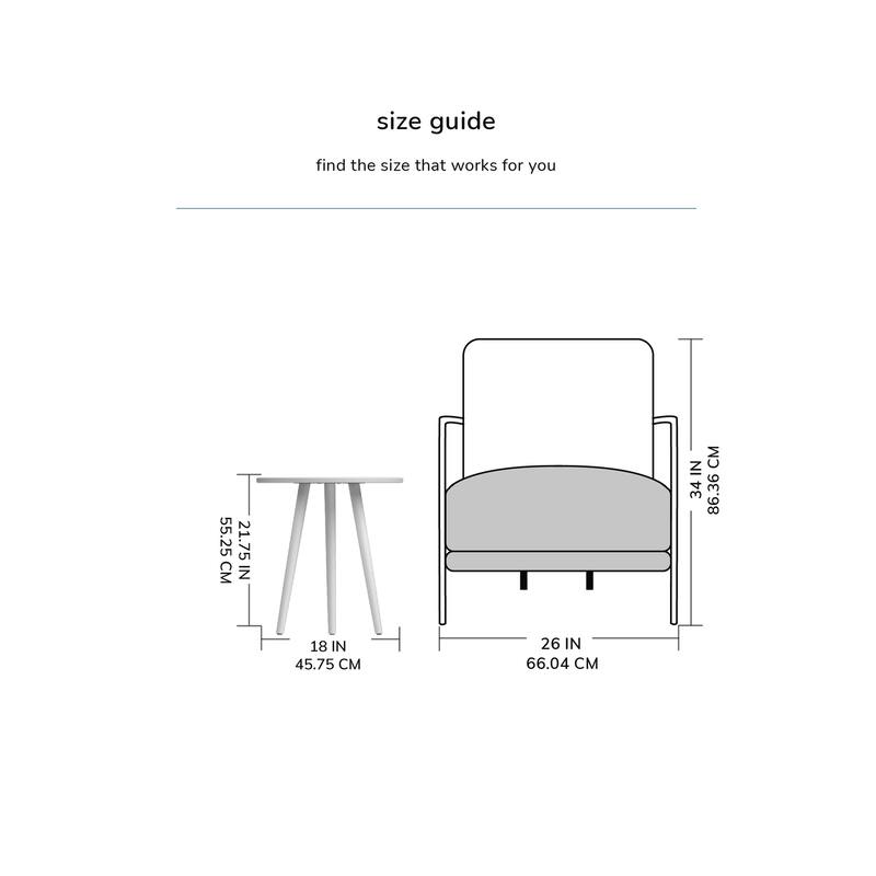 MH London Judy End Table for Living Room