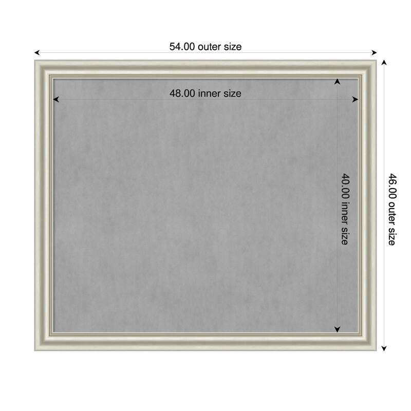 Amanti Art Sophia Gold Framed - 54 x 46 in - Sophia Silver