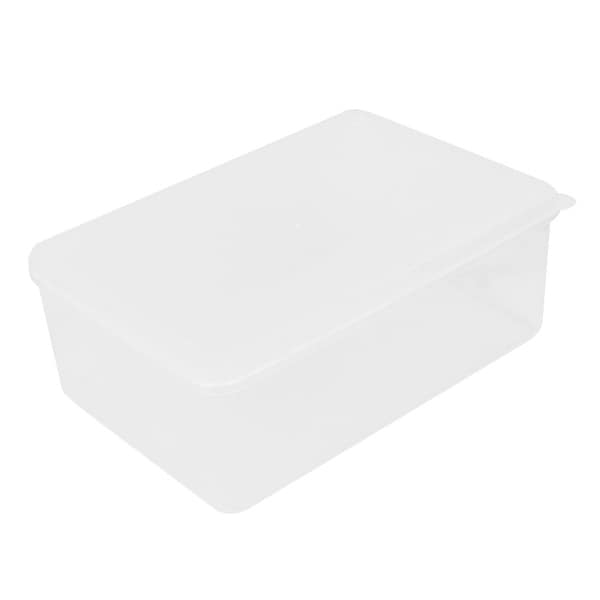 Unique Bargains Home Restaurant Kitchen 1100ml Plastic Food Container Storage Box Holder Clear