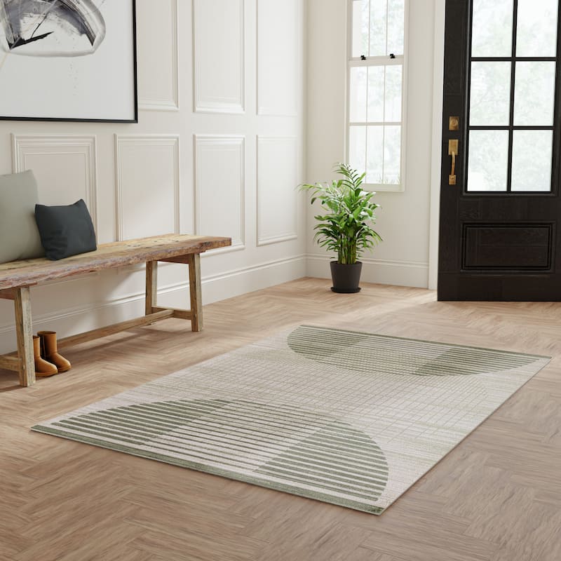 Nourison Astra Machine Washable Indoor Only Graphic Area Rug