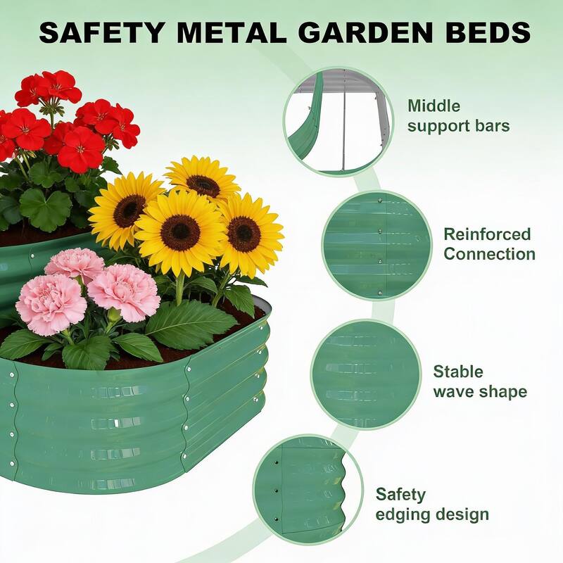 3-in-1 Raised Garden Bed