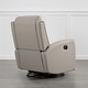 preview thumbnail 52 of 52, Jerome Swivel Glider Recliner Nursery Chair Manual Push Back Recliner