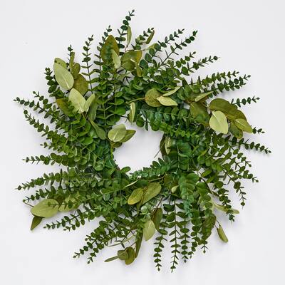 20" Eucalyptus Wreath - 36