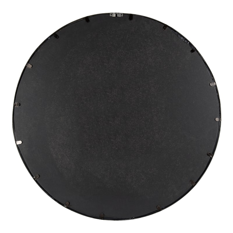 Kate and Laurel Angelis Overlaid Round Wall Mirror