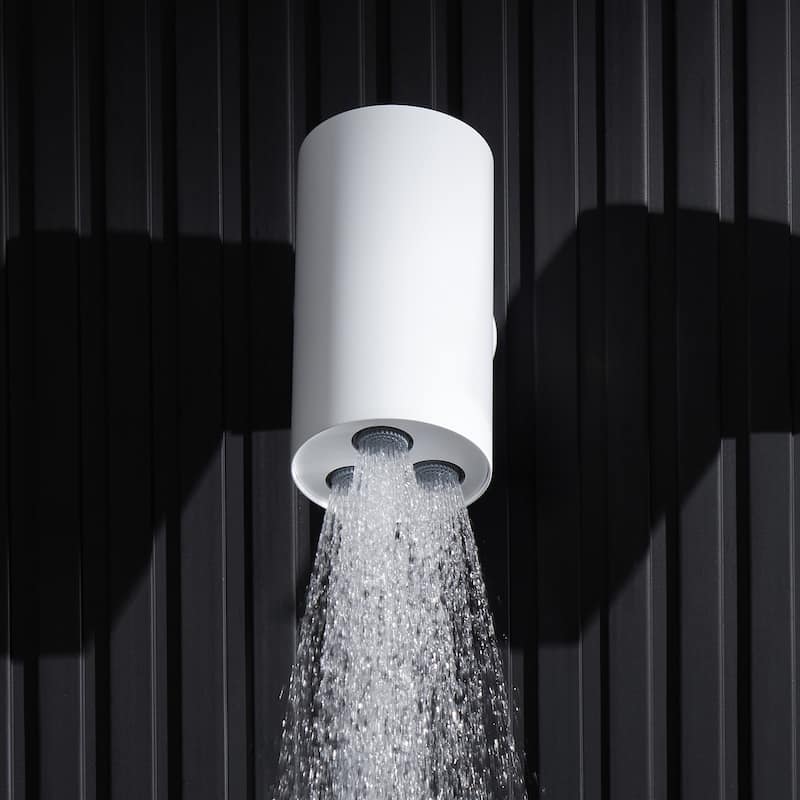 Wall-mounted adjustable showerhead