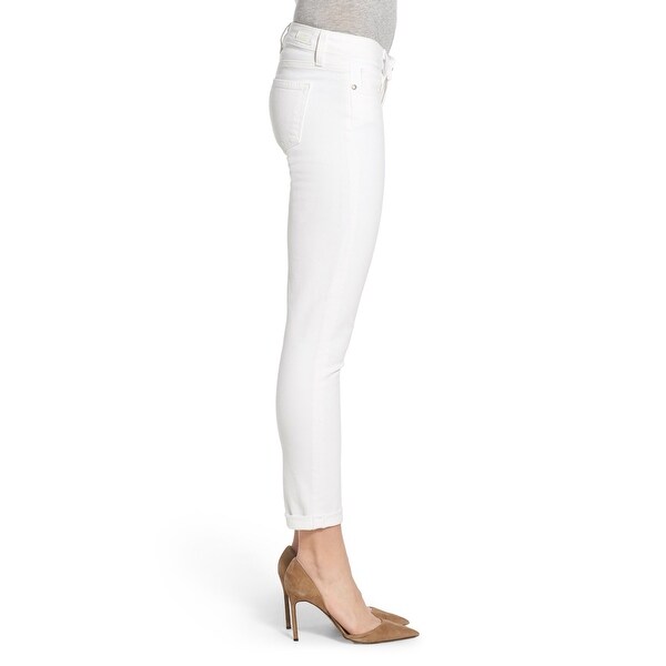 paige white cropped jeans