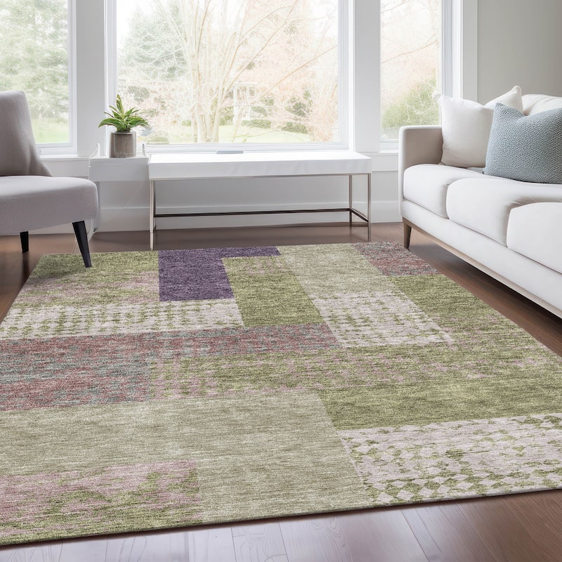 Premium Washable Super Soft Casual Geo Mayfield Rug