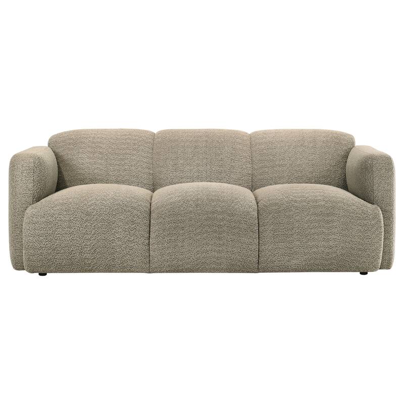 Dorset Fabric Upholstered Round Track Arm Sofa - 82" x 36.75" x 29.25"