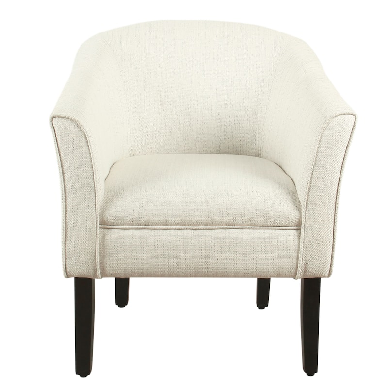 Porch & Den Kingswell Natural Textured Barrel Accent Chair - Natural