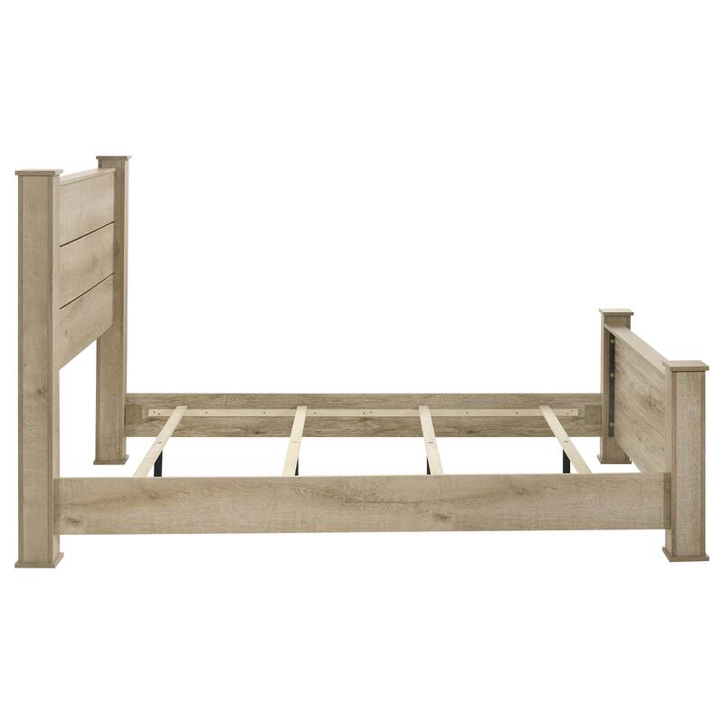 Oakglen Panel Bed Weathered Oak