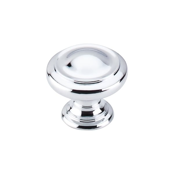 Top Knobs M1118 Nouveau III 1-1/8 Inch Diameter Mushroom Cabinet Knob - Polished chrome