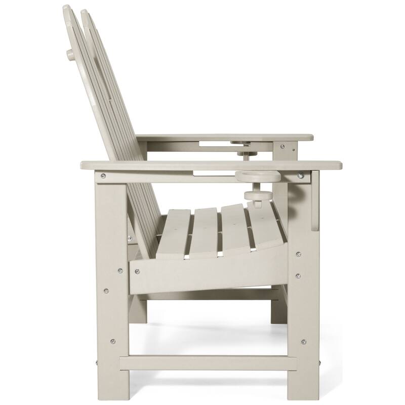 Hanniford Poly Adirondack 49 Inch Bench