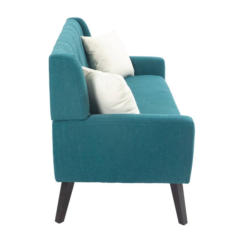 3-Piece Tufted Linen Armchair and Loveseat Set